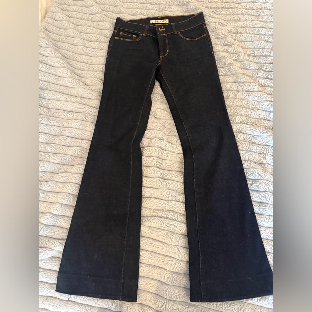 J Brand Dark Indigo Flare Jeans J Brand Dark Indigo Flare Jeans